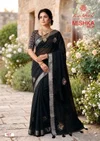 Mishka Vol 1 By Kashvi Linen Silk With Diamond Work Saree
